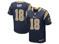 Men's Elite Cooper Kupp #18 Nike Navy Blue Home Jersey - NFL Los Angeles Rams