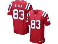 Men's Elite Dwayne Allen #83 Nike Red Alternate Jersey - NFL New England Patriots