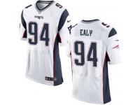 Men's Elite Kony Ealy #94 Nike White Road Jersey - NFL New England Patriots