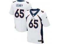 Men's Elite Ronald Leary #65 Nike White Road Jersey - NFL Denver Broncos