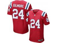 Men's Elite Stephon Gilmore #24 Nike Red Alternate Jersey - NFL New England Patriots