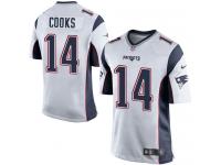 Men's Game Brandin Cooks #14 Nike White Road Jersey - NFL New England Patriots