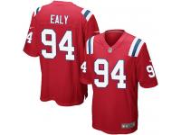 Men's Game Kony Ealy #94 Nike Red Alternate Jersey - NFL New England Patriots