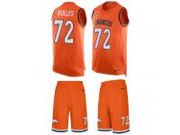 Men's Garett Bolles #72 Nike Orange Jersey - NFL Denver Broncos Tank Top Suit