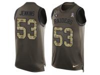 Men's Jelani Jenkins #53 Nike Green Jersey - NFL Oakland Raiders Salute to Service Tank Top