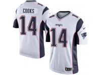 Men's Limited Brandin Cooks #14 Nike White Road Jersey - NFL New England Patriots