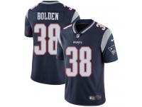 Men's Limited Brandon Bolden #38 Nike Navy Blue Home Jersey - NFL New England Patriots Vapor Untouchable