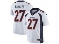 Men's Limited Brendan Langley #27 Nike White Road Jersey - NFL Denver Broncos Vapor Untouchable