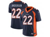 Men's Limited C.J. Anderson #22 Nike Navy Blue Alternate Jersey - NFL Denver Broncos Vapor Untouchable