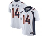 Men's Limited Cody Latimer #14 Nike White Road Jersey - NFL Denver Broncos Vapor Untouchable