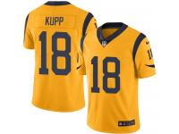 Men's Limited Cooper Kupp #18 Nike Gold Jersey - NFL Los Angeles Rams Rush