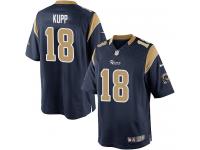 Men's Limited Cooper Kupp #18 Nike Navy Blue Home Jersey - NFL Los Angeles Rams