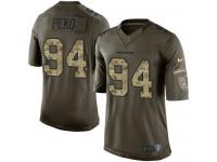 Men's Limited Domata Peko #94 Nike Green Jersey - NFL Denver Broncos Salute to Service