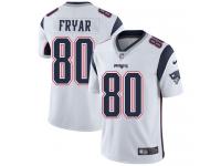 Men's Limited Irving Fryar #80 Nike White Road Jersey - NFL New England Patriots Vapor Untouchable