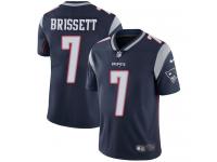 Men's Limited Jacoby Brissett #7 Nike Navy Blue Home Jersey - NFL New England Patriots Vapor Untouchable