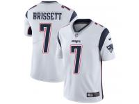 Men's Limited Jacoby Brissett #7 Nike White Road Jersey - NFL New England Patriots Vapor Untouchable