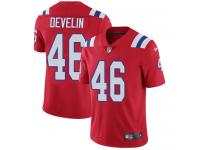 Men's Limited James Develin #46 Nike Red Alternate Jersey - NFL New England Patriots Vapor Untouchable