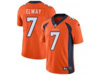 Men's Limited John Elway #7 Nike Orange Home Jersey - NFL Denver Broncos Vapor Untouchable