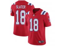 Men's Limited Matthew Slater #18 Nike Red Alternate Jersey - NFL New England Patriots Vapor Untouchable