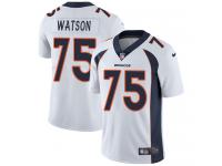 Men's Limited Menelik Watson #75 Nike White Road Jersey - NFL Denver Broncos Vapor Untouchable