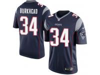 Men's Limited Rex Burkhead #34 Nike Navy Blue Home Jersey - NFL New England Patriots