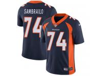 Men's Limited Ty Sambrailo #74 Nike Navy Blue Alternate Jersey - NFL Denver Broncos Vapor