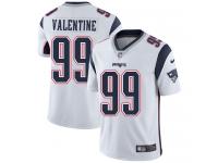 Men's Limited Vincent Valentine #99 Nike White Road Jersey - NFL New England Patriots Vapor Untouchable