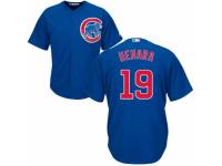 Men's Majestic Chicago Cubs #19 Koji Uehara Royal Blue Alternate Cool Base MLB Jersey