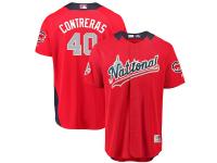 Men's National League Chicago Cubs Willson Contreras Majestic Red 2018 MLB All-Star Game Home Run Derby Player Jersey