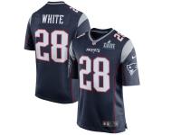 Men's New England Patriots James White Nike Navy Super Bowl LIII Bound Game Jersey