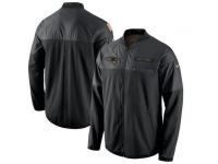 Men's New England Patriots Nike Black Salute to Service Hybrid Performance Jacket