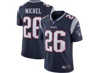 Men's New England Patriots Sony Michel Nike Navy NFL 100 Vapor Limited Jersey