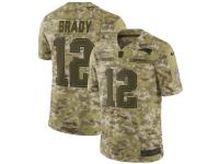 Men's New England Patriots Tom Brady Nike Camo Salute To Service Jersey