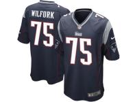 Mens New England Patriots Vince Wilfork Nike Navy Blue Game Jersey