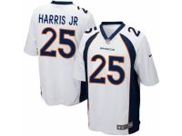 Men's Nike Denver Broncos #25 Chris Harris Jr Game White NFL Jersey