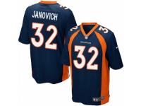 Men's Nike Denver Broncos #32 Andy Janovich Game Navy Blue Alternate NFL Jersey