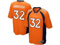 Men's Nike Denver Broncos #32 Andy Janovich Game Orange Team Color NFL Jersey