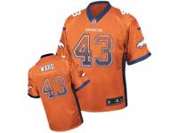 Men's Nike Denver Broncos #43 T.J. Ward Limited Orange Drift Fashion NFL Jersey