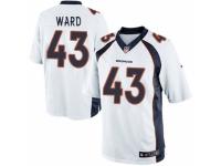 Men's Nike Denver Broncos #43 T.J. Ward Limited White NFL Jersey