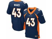 Men's Nike Denver Broncos 43 TJ Ward Elite Navy Blue Alternate NFL Jersey