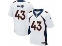 Men's Nike Denver Broncos 43 TJ Ward Elite White NFL Jersey