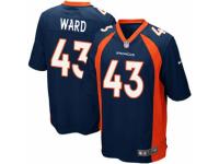 Men's Nike Denver Broncos 43 TJ Ward Game Navy Blue Alternate NFL Jersey