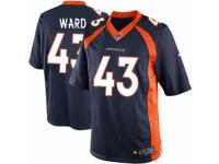 Men's Nike Denver Broncos 43 TJ Ward Limited Navy Blue Alternate NFL Jersey