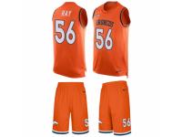 Men's Nike Denver Broncos #56 Shane Ray Orange Tank Top Suit NFL Jersey