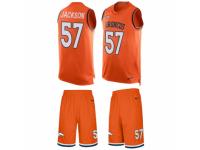 Men's Nike Denver Broncos #57 Tom Jackson Orange Tank Top Suit NFL Jersey