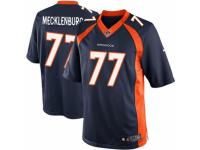 Men's Nike Denver Broncos #77 Karl Mecklenburg Limited Navy Blue Alternate NFL Jersey