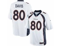 Men's Nike Denver Broncos #80 Vernon Davis Limited White NFL Jersey