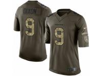 Men's Nike Denver Broncos #9 Riley Dixon Limited Green Salute to Service NFL Jersey