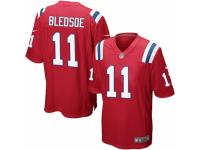 Men's Nike New England Patriots #11 Drew Bledsoe Game Red Alternate NFL Jersey