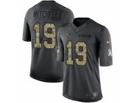 Men's Nike New England Patriots #19 Malcolm Mitchell Limited Black 2016 Salute to Service NFL Jersey